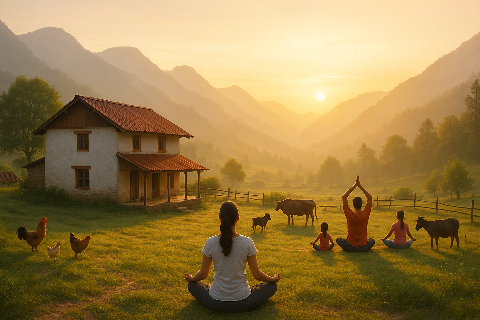 Title:”सुबह की शांतियाँ: दिन की सबसे प्यारी शुरुआत”